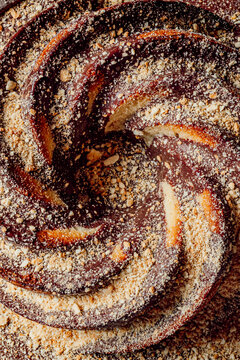 Marbled chocolate bundt cake