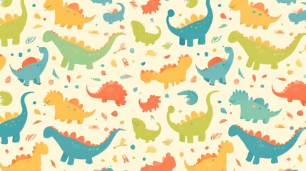 Cute Figures Pattern Texture Wallpaper Background