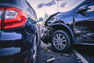 Car Accident on Urban Street