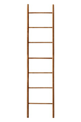 Wooden ladder png sticker, isolated tool image, transparent background
