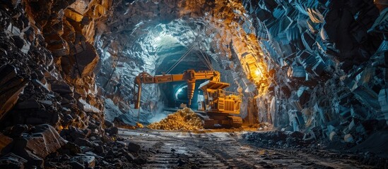 Miners Drilling Deep Uncovering New Gold Reserves in Earths Undiscovered Caverns