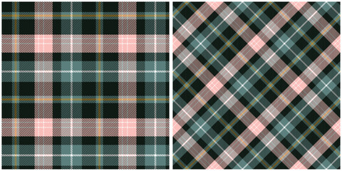Scottish Tartan Plaid Seamless Pattern, Sweet Plaids Pattern Seamless. Template for Design Ornament. Seamless Fabric Texture. Vector Illustration