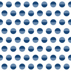 Navy blue shade circle pattern. Circle vector seamless pattern. Decorative element, wrapping paper, wall tiles, floor tiles, bathroom tiles.	