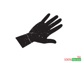 Hand different style vector line art. hands icon minimalist illustration design template. hands line art vector illustration. Best outline design. hand-drawn cartoon fridges Vector illustration.