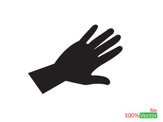 Hand different style vector line art. hands icon minimalist illustration design template. hands line art vector illustration. Best outline design. hand-drawn cartoon fridges Vector illustration.