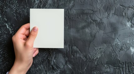 Blank mockup of a blank sticky note with a hand drawn arrow and writing. .