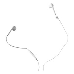 Wired earphones png music sticker, transparent background © Rawpixel.com