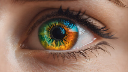 Obraz premium close up of a female eye