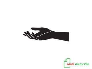 Hand different style vector line art. hands icon minimalist illustration design template. hands line art vector illustration. Best outline design. hand-drawn cartoon fridges Vector illustration.