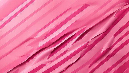A pink background with pink and white stripes and shadows.

