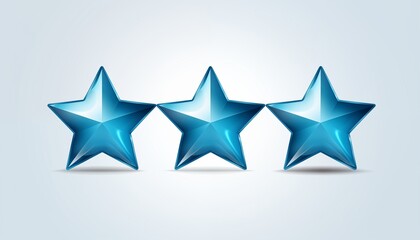 Obraz premium blue star