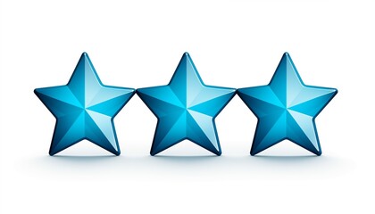 Obraz premium blue star