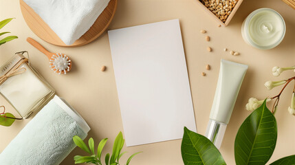 Spa and skin carehomemade cosmetics background