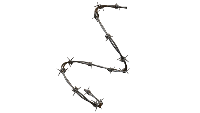 barbed wire