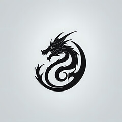 logo iconic dragon, circel logo dragon, chinese dragon tattoo, dragon tattoo design, dragon tattoo style, logo a dragon, dragon head illustration, dragon head vector, symbol dragon, circel logo dragon
