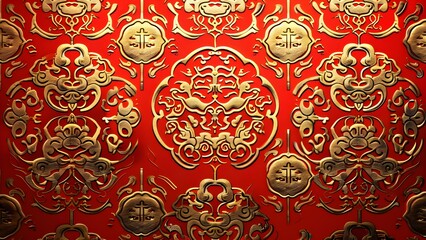 China pattern background