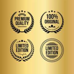 Laurel Wreath for fashion and business with original limited edition text template