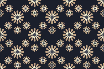 Fabric Prints' Beauty. Seamless Patterns with Mosaic Ornaments