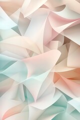 Minimalistic abstract background with soft, overlapping geometric shapes in pastel tones, perfect for a calm and modern aesthetic