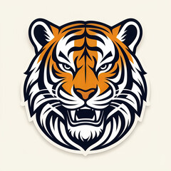 white tiger head, tiger head vector, white tiger face, tiger head silhouette