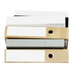 Stacked document folders png sticker, transparent background