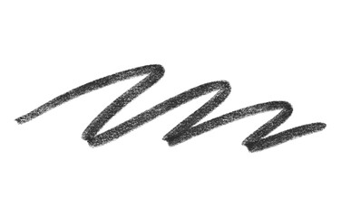 Naklejka premium Black squiggle png sticker, transparent background