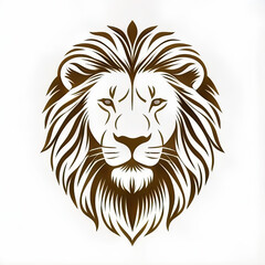 Obraz premium lion head illustration