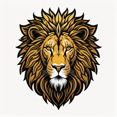 Obraz premium lion icon or lion logo, lion head mascot, illustration of an lion, lionhead vector, lion head mascot, Logo lion, icon lion, tiger