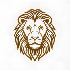 Obraz premium lion icon or lion logo, lion head mascot, illustration of an lion, lionhead vector, lion head mascot, Logo lion, icon lion, tiger