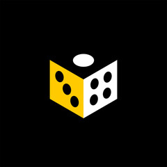 dice logo, casino logo design