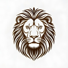 Obraz premium lion icon or lion logo, lion head mascot, illustration of an lion, lionhead vector, lion head mascot, Logo lion, icon lion, tiger