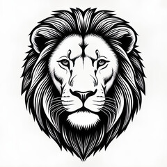 Obraz premium lion icon or lion logo, lion head mascot, illustration of an lion, lionhead vector, lion head mascot, Logo lion, icon lion, tiger