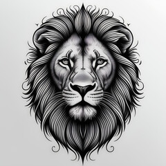 Obraz premium lion icon or lion logo, lion head mascot, illustration of an lion, lionhead vector, lion head mascot, Logo lion, icon lion, tiger