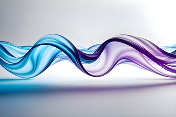 blue or purple flow glass wave abstract background, backgrounds 