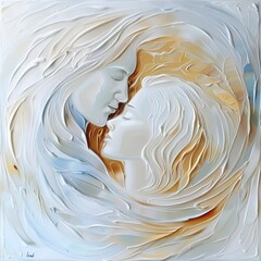 Abstract picture that will depict love