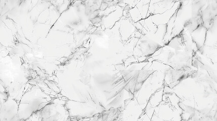 Obraz premium Seamless tileable white marble background texture. Generative AI
