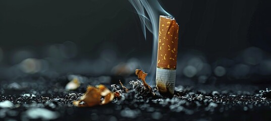 World No Tobacco Day Concept, anti smoking, and no smoking sigarette 