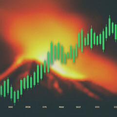 price chart, candle stick