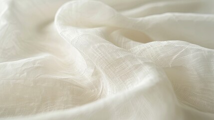 Timeless refinement of linen paper tablecloth. Understated elegance concept. AI Image