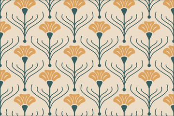 Fabric Prints' Beauty. Seamless Patterns with Mosaic Ornaments