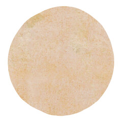 PNG Beige round shape illustration transparent background