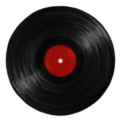 Vinyl record png sticker, music, transparent background