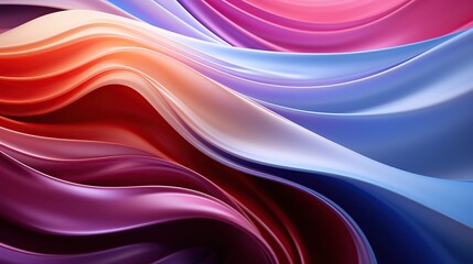 abstract colorful background with smooth lines in blue, red and purple colors