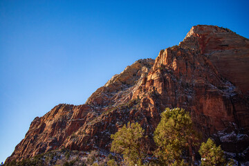 formation at sunset