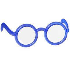 Fototapeta premium Glasses Education School stationery 3D