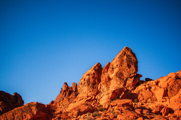 sunset in the mountains