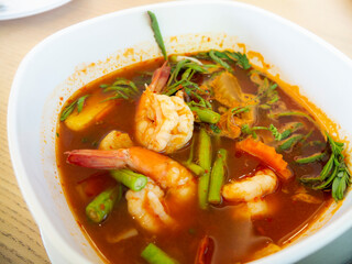 Shimp tom yum soup