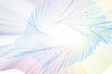 PNG Digital dots effect, transparent background