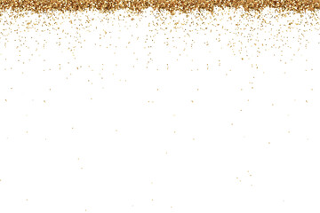 Gold glitter png overlay effect, transparent background