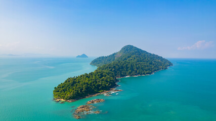 View of Kam Yai Island in the Andaman Sea, Ranong Province, Southern Thailand, Asia